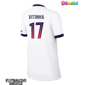 Paris Saint-Germain Vitinha #17 Dámské Venkovní Dres 2026-27 Krátký Rukáv